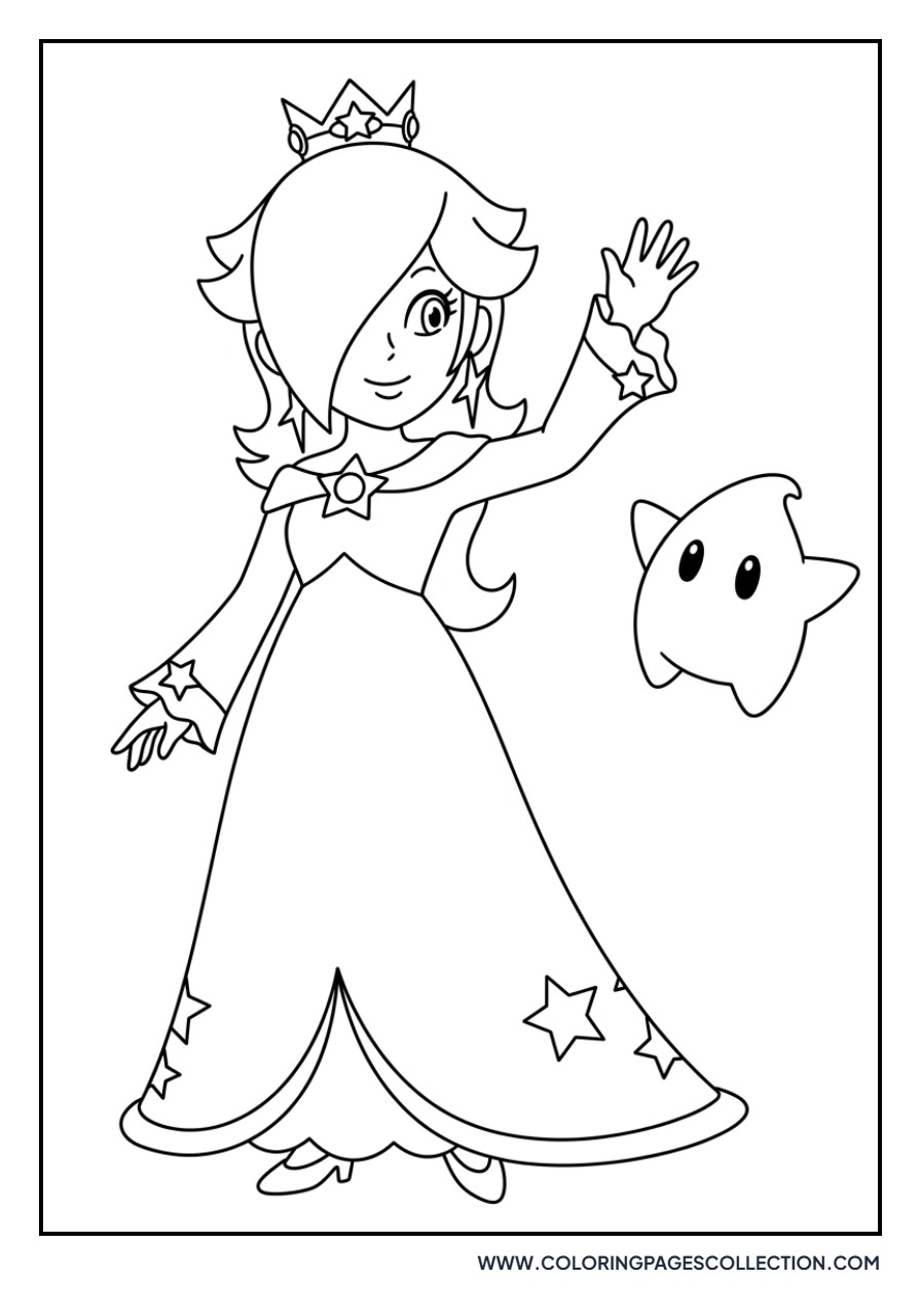 Rosalina and a Tiny Luma