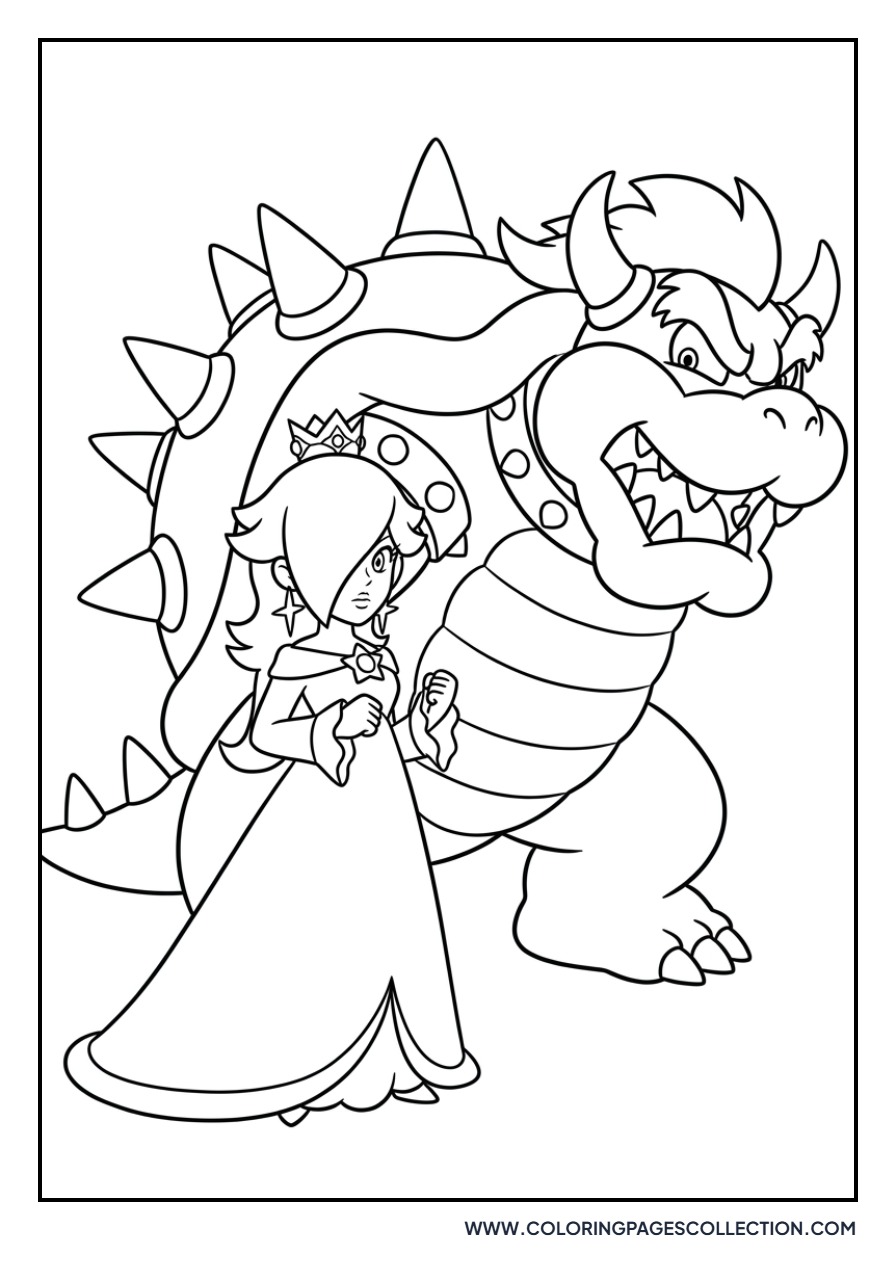 Rosalina and Bowser Face-off