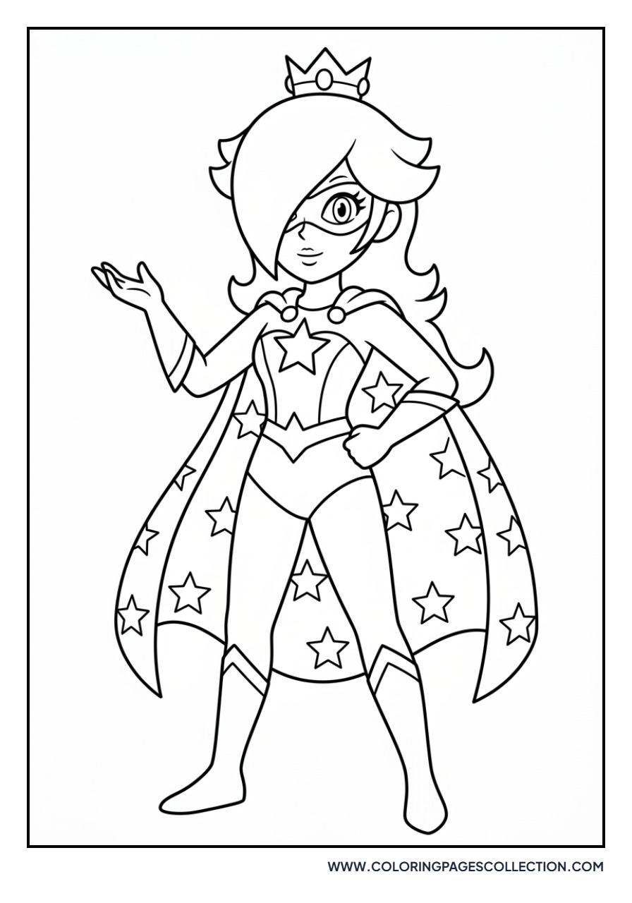 Rosalina as a Super Hero