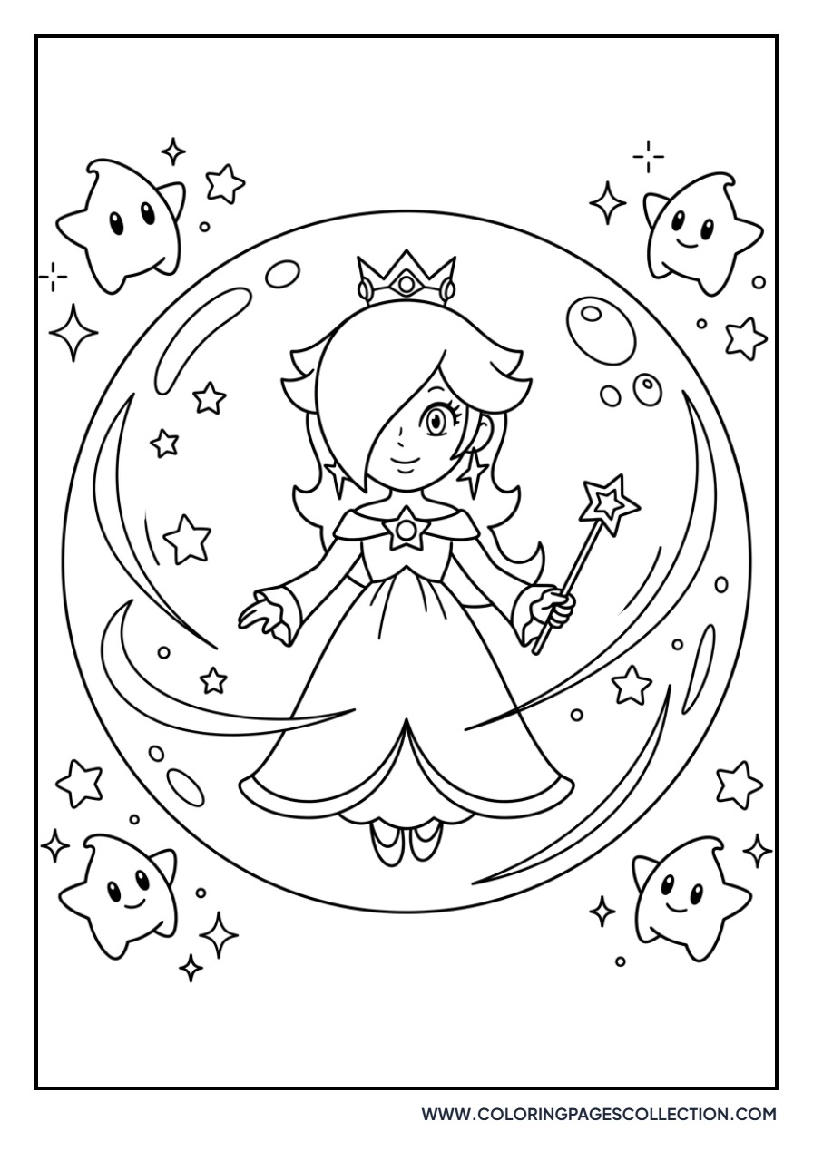 Rosalina Casting a Protection Spell