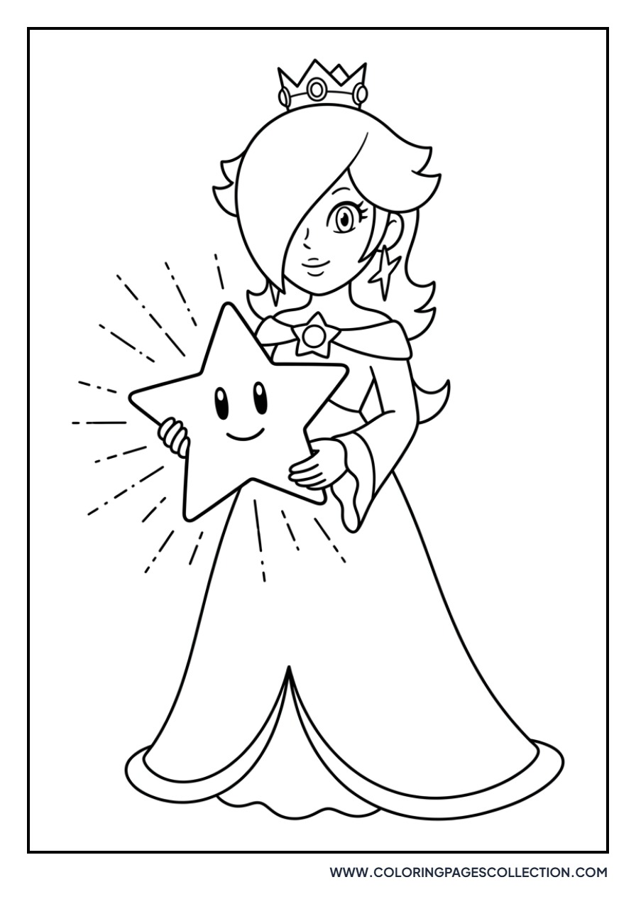 Rosalina Holding a Power Star