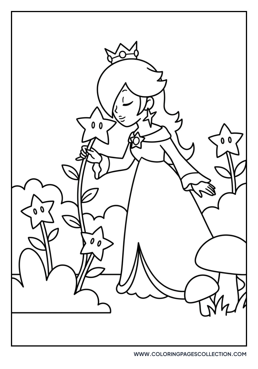 Rosalina in a Beautiful Garden