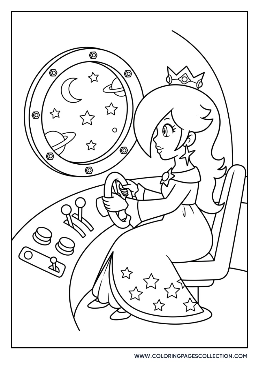 Rosalina in a Space Rocket