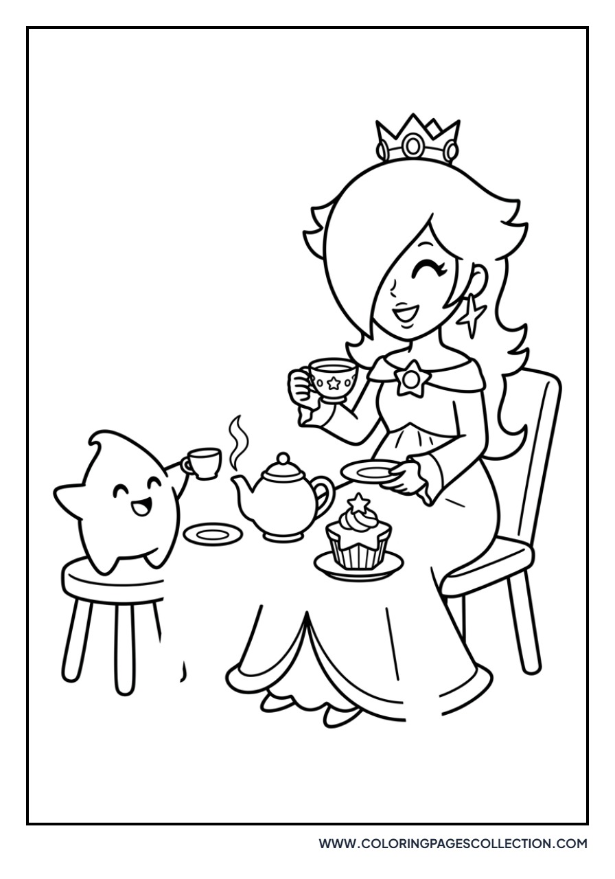 Rosalina in a Tea Party