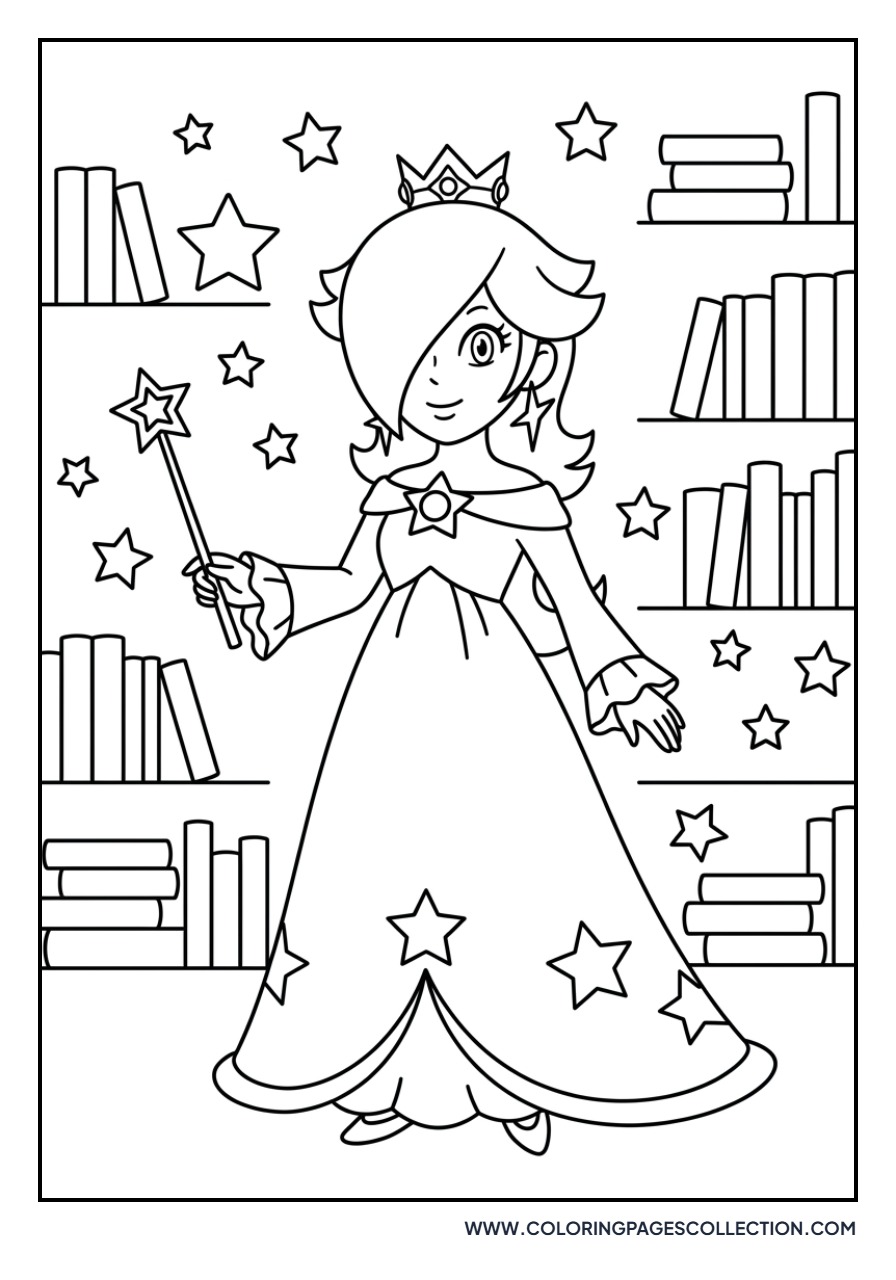 Rosalina in the Library