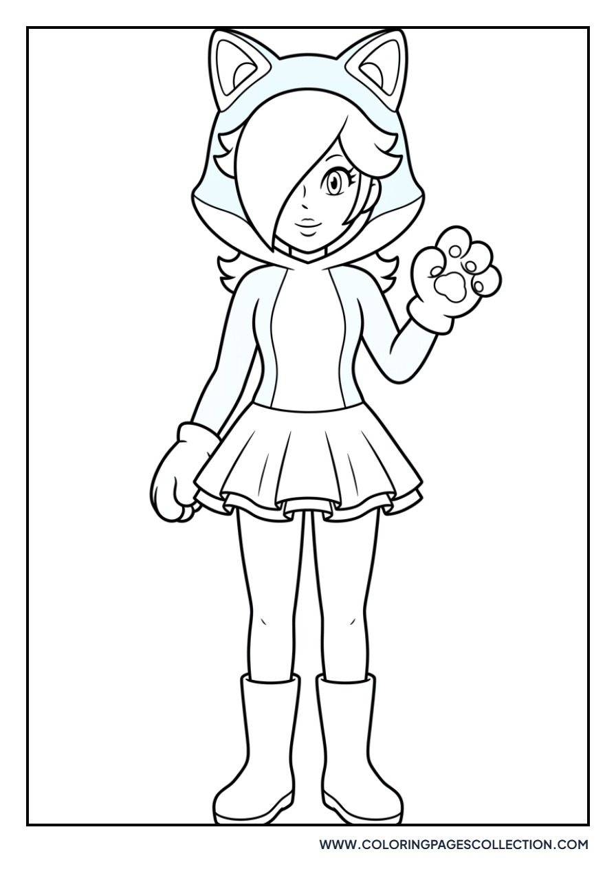 Rosalina in the Super Mario 3D World Suit