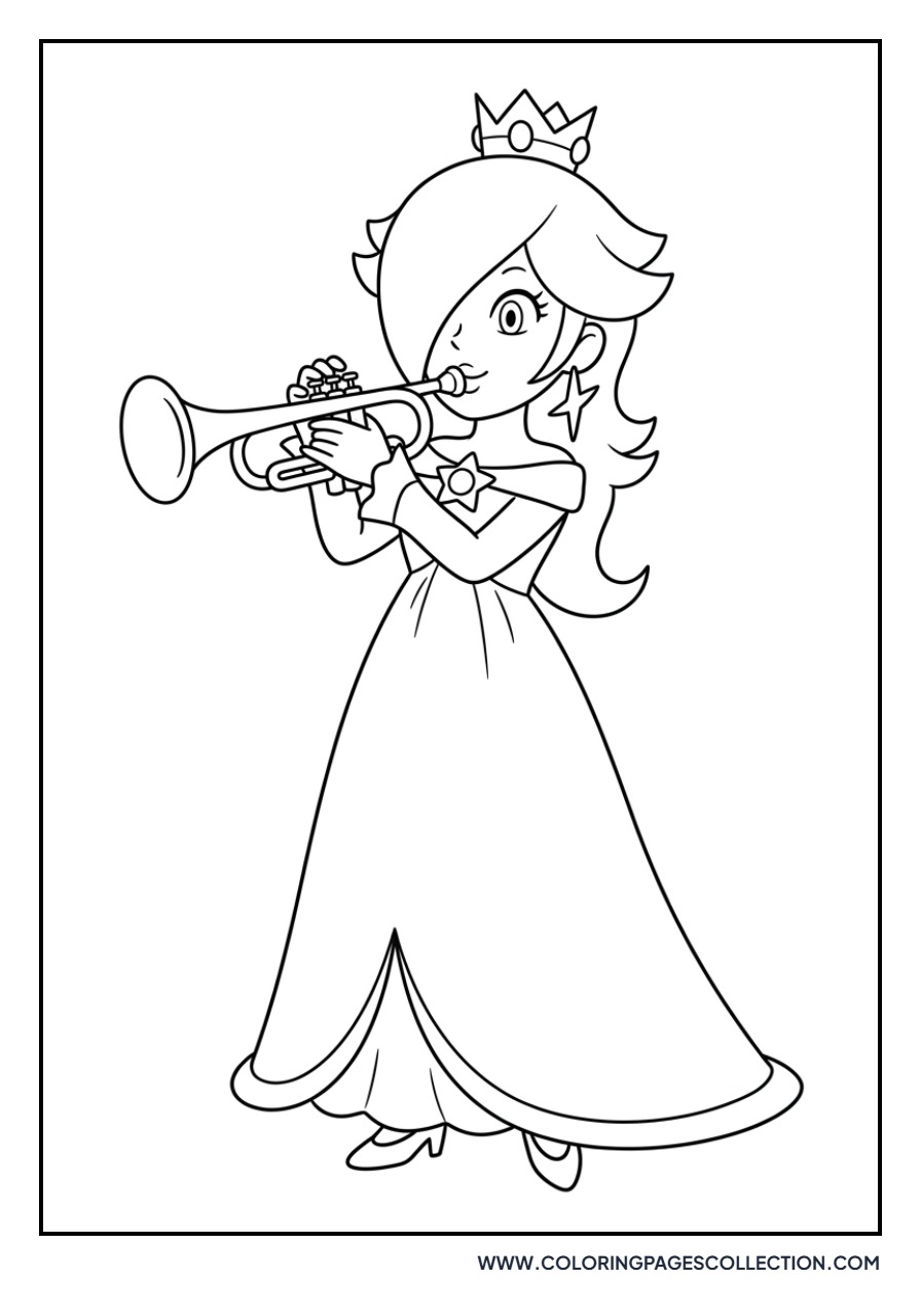 Rosalina Playing a Trumpet