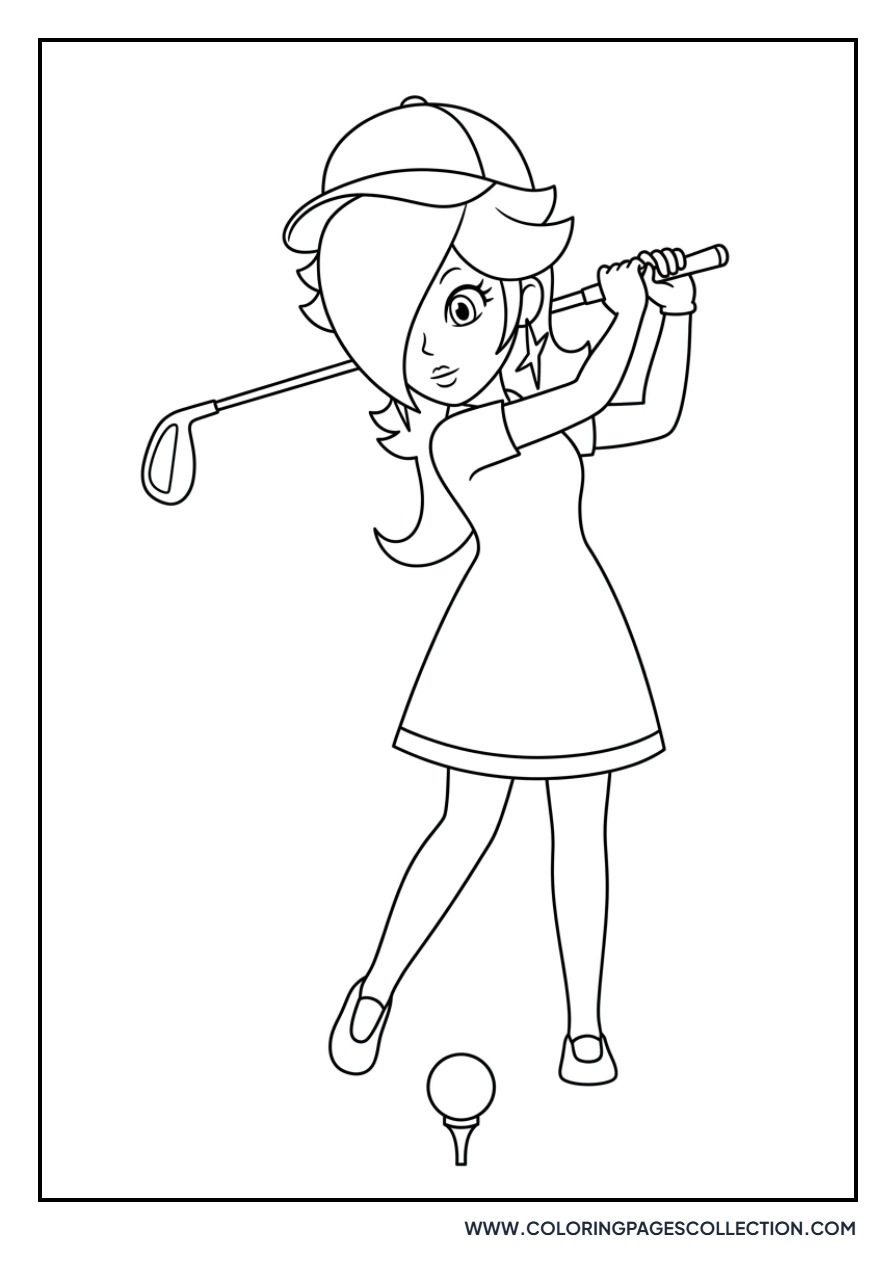 Rosalina Playing Golf