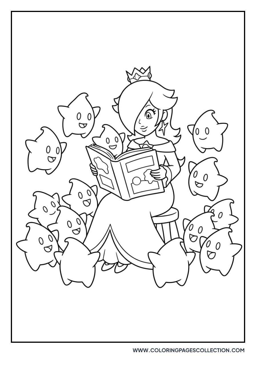 Rosalina Reading a Storybook