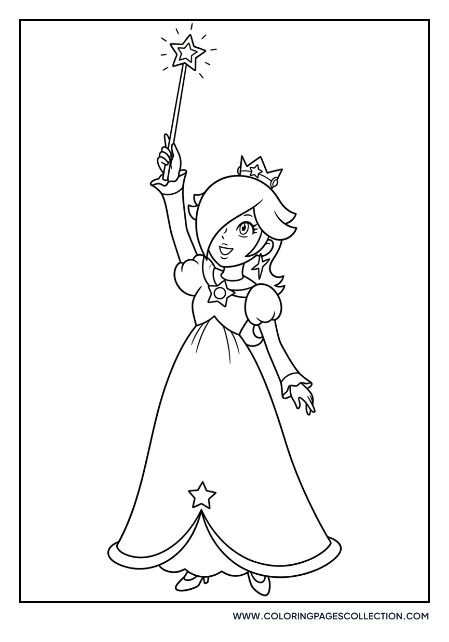 Rosalina with a Large Wand