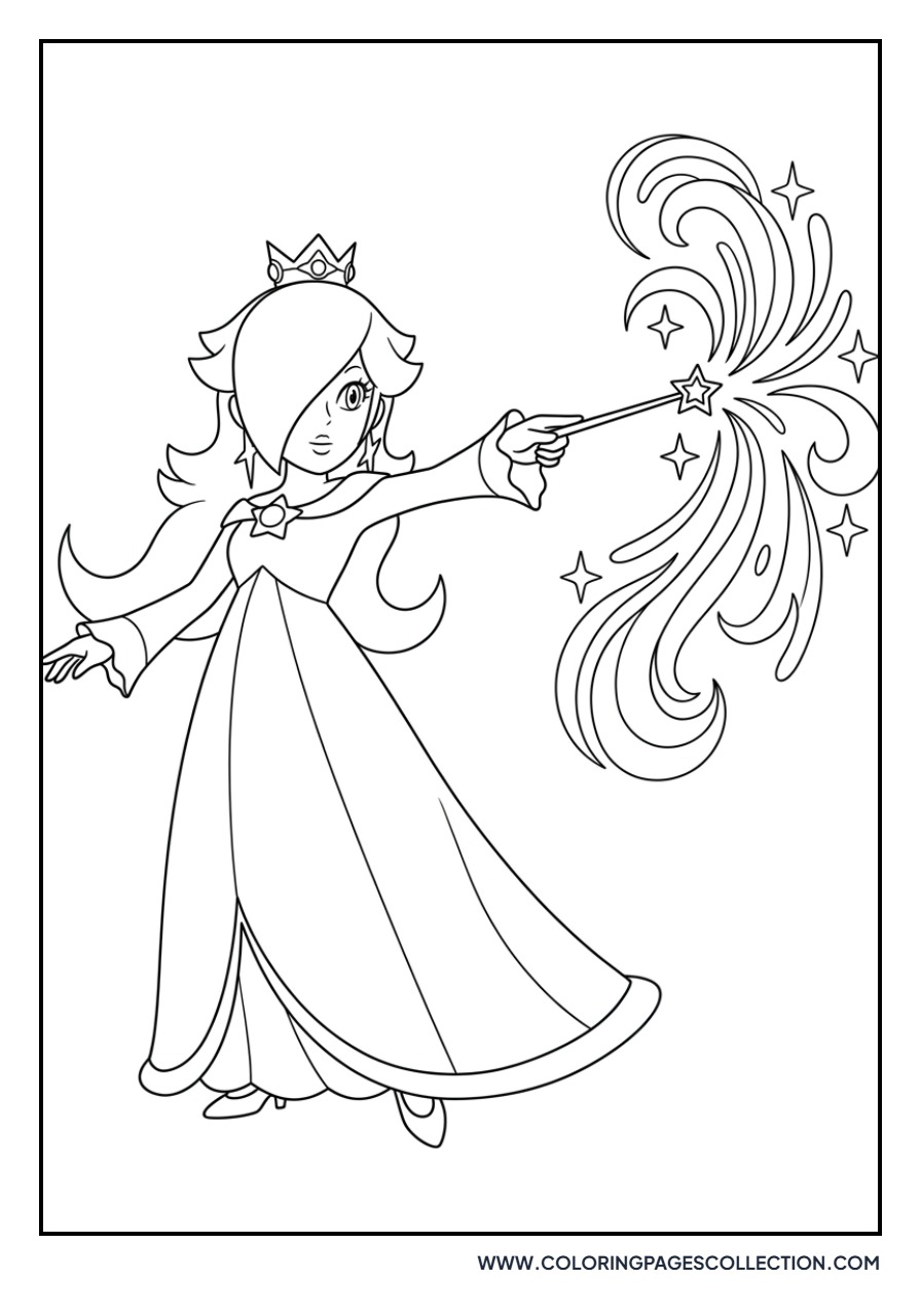 Rosalina with a Magic Wand Sparkle