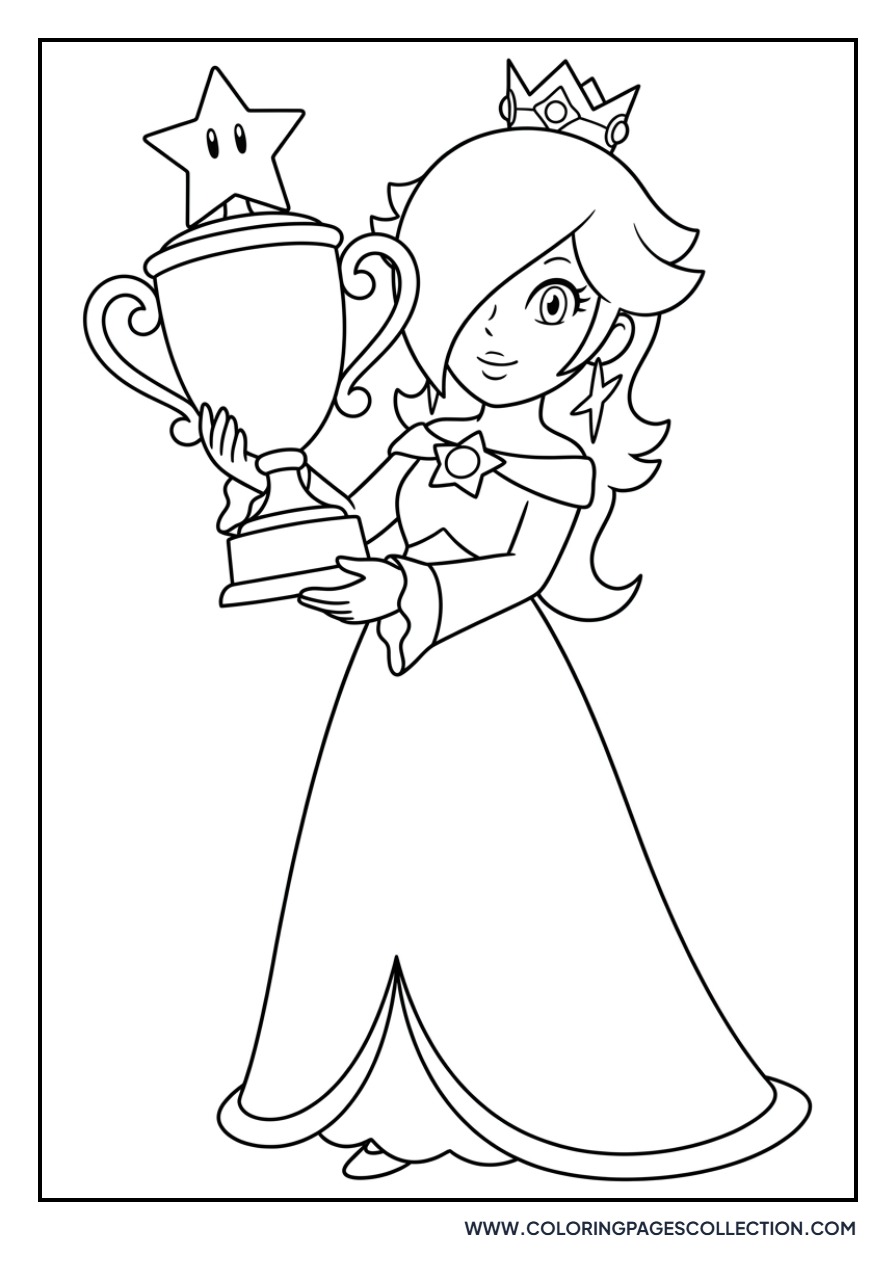 Rosalina with a Star Trophy