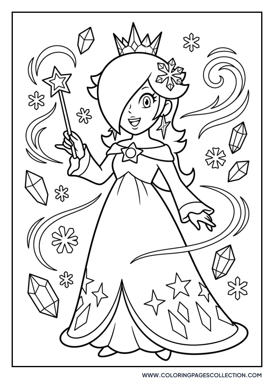 Rosalina with an Ice Flower