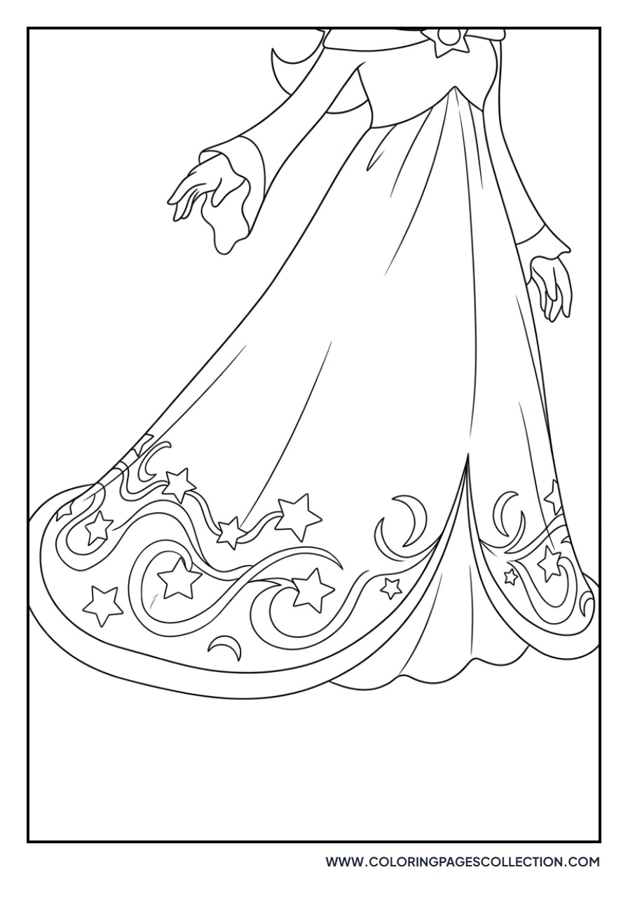 Rosalina's Royal Dress Detail