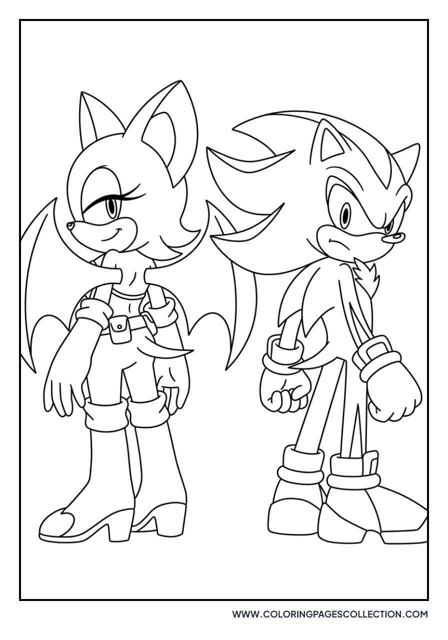 Rouge and Shadow the Hedgehog