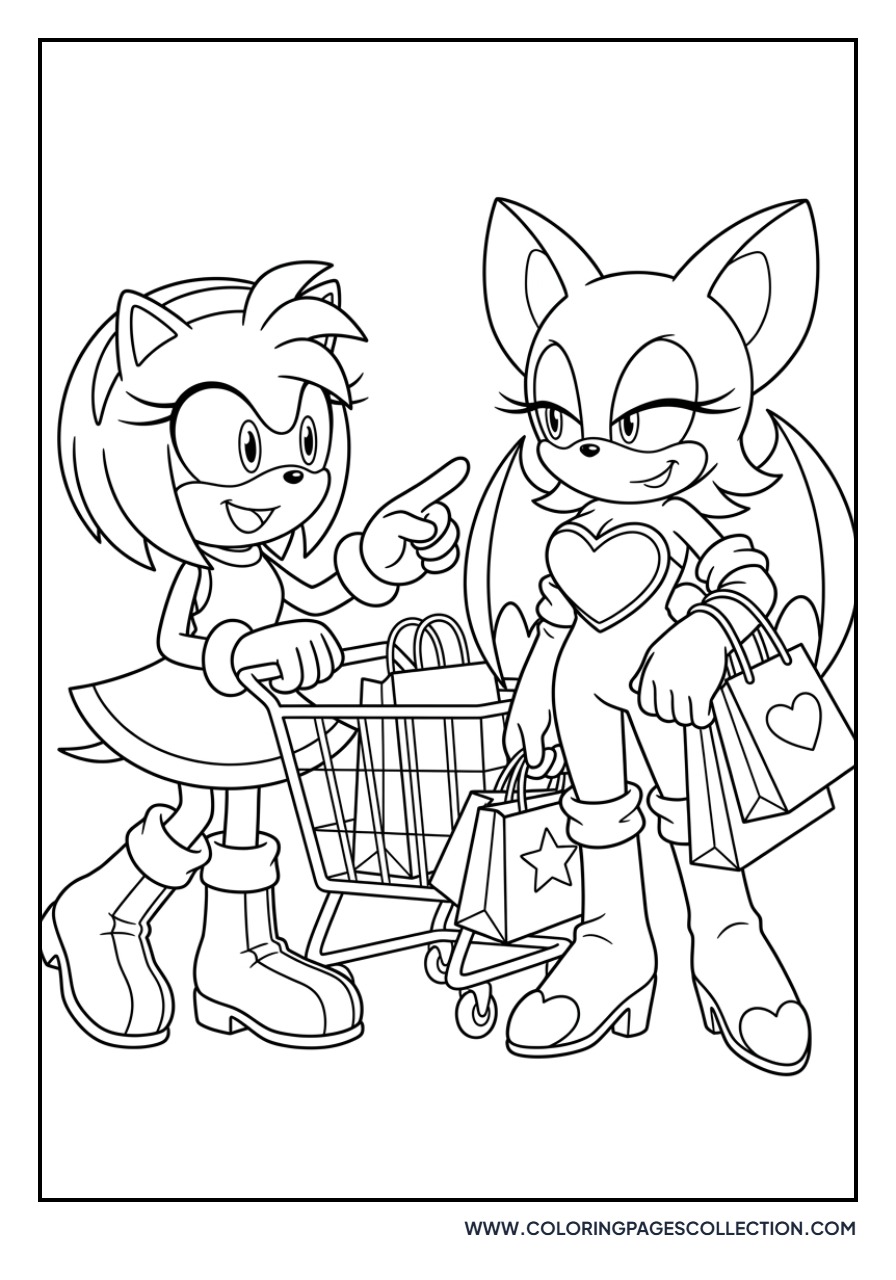 Rouge the Bat and Amy Rose
