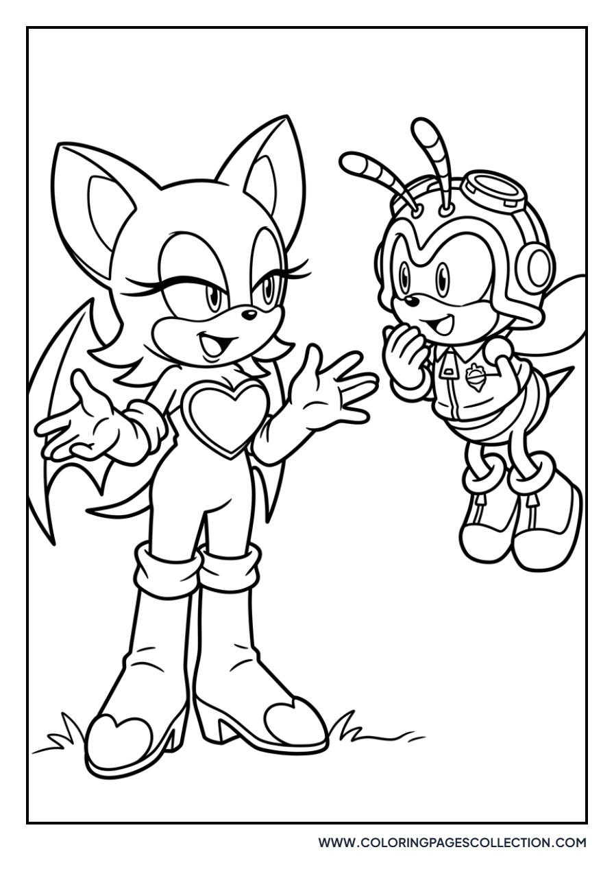 Rouge the Bat and Charmy Bee