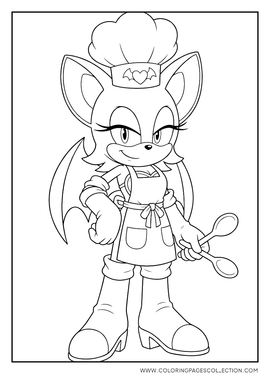 Rouge the Bat as a Chef
