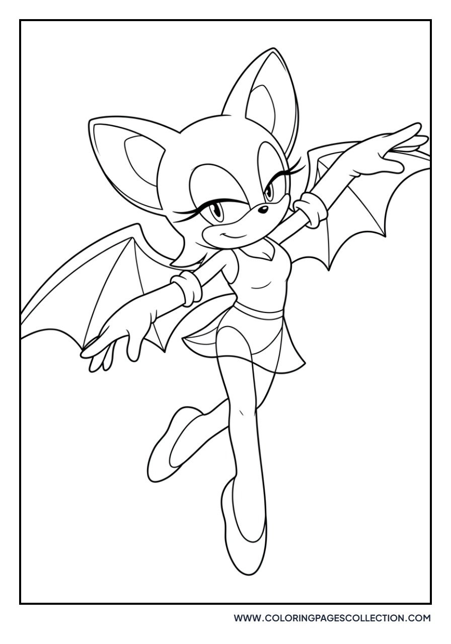 Rouge the Bat Doing Ballet
