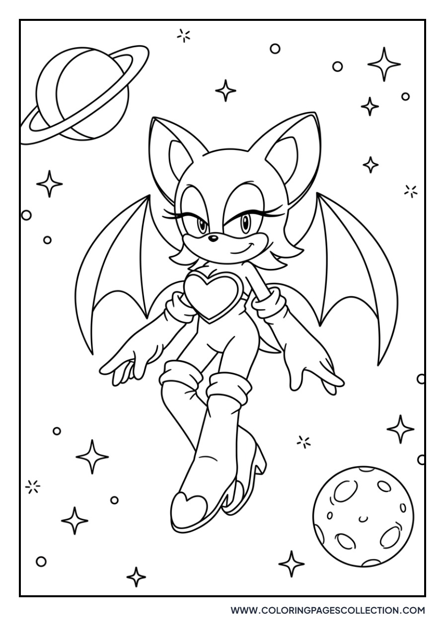 Rouge the Bat in Space