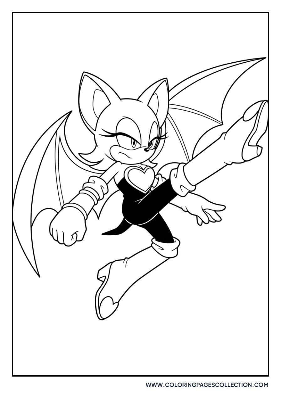 Rouge the Bat Kicking