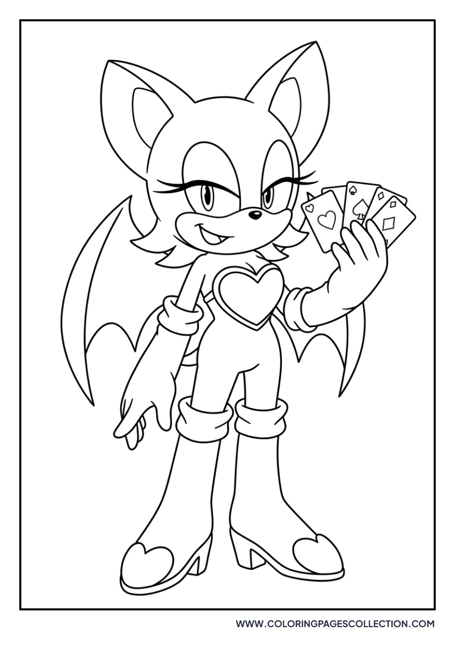 Rouge the Bat Playing Cards