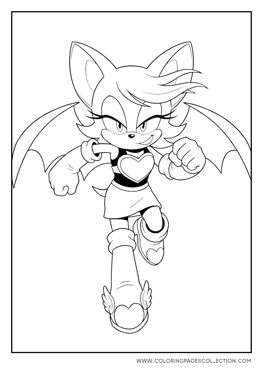 Rouge the Bat Running