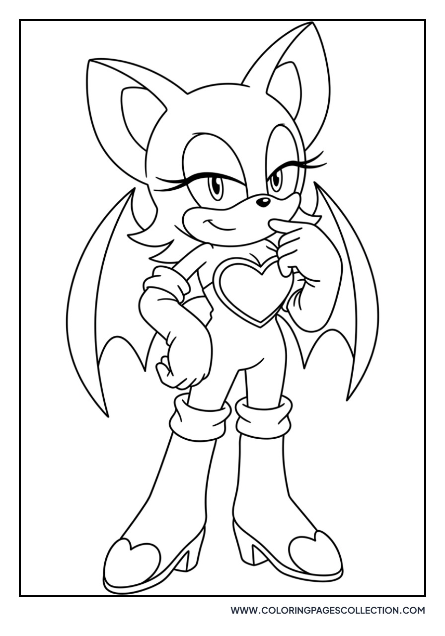 Rouge the Bat Thinking