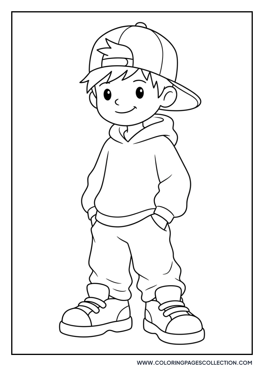 Saja Boys Cap and Sneakers