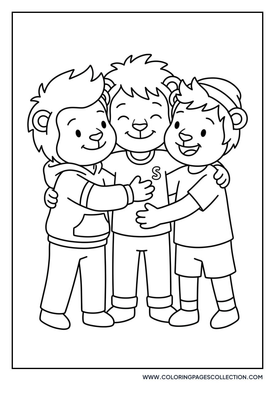 Saja Boys Group Hug