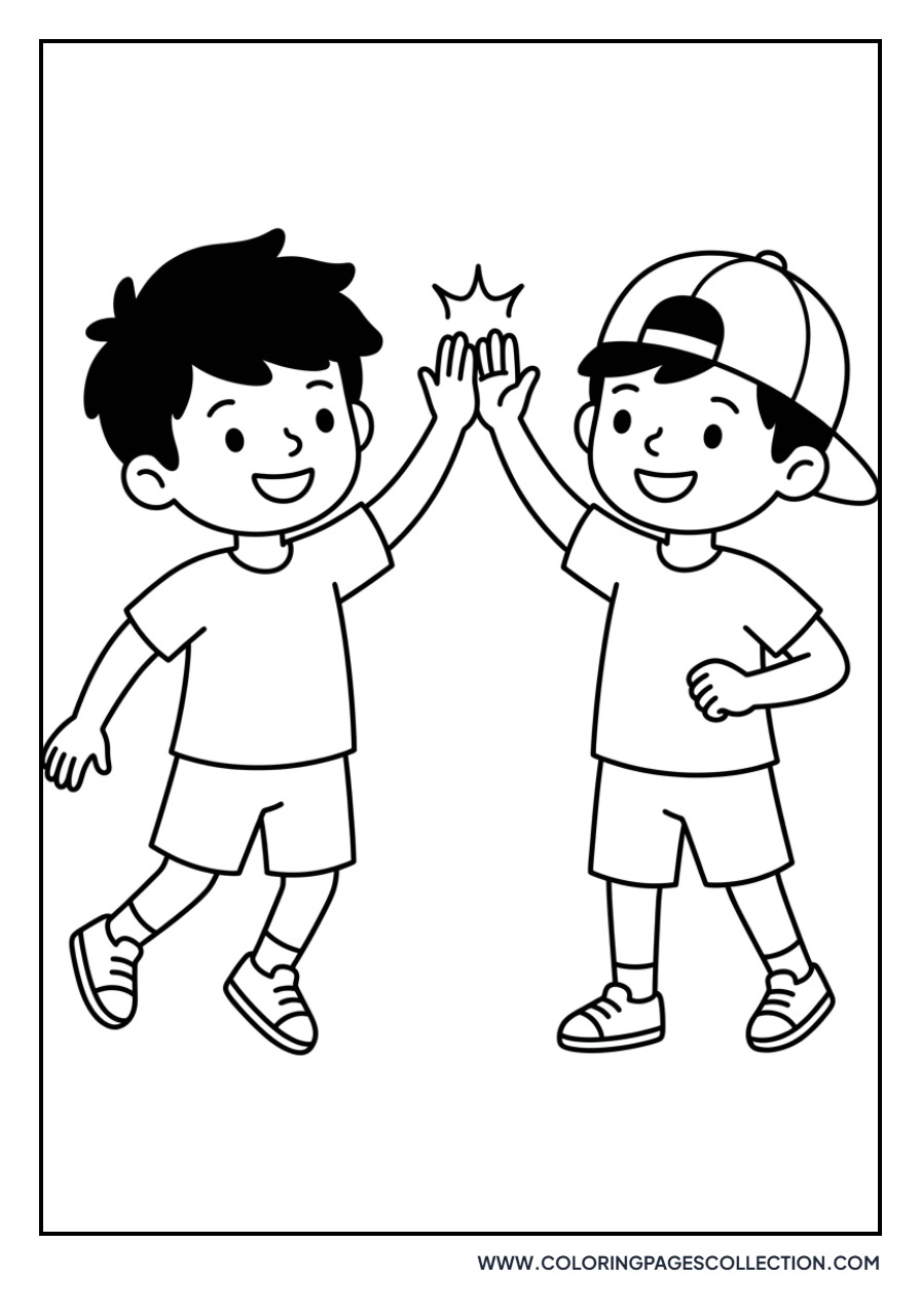 Saja Boys High Five Moment