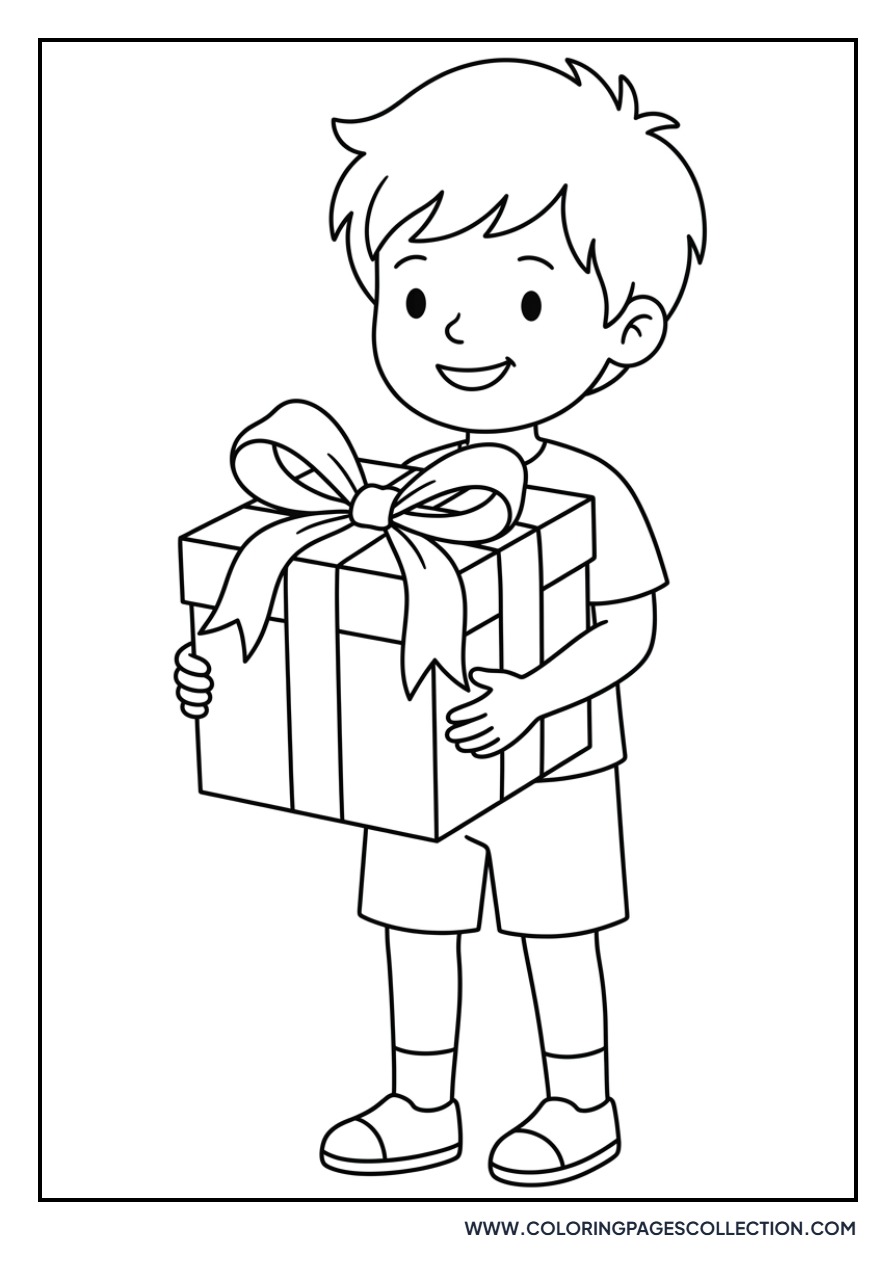 Saja Boys Holding a Gift