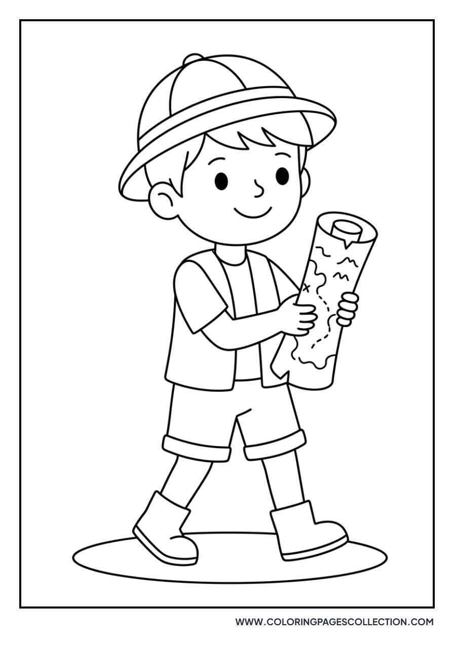 Saja Boys Holding a Map