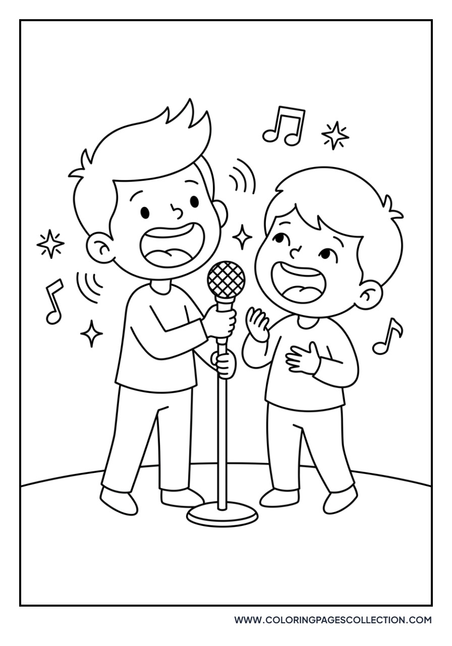 Saja Boys Holding Microphone