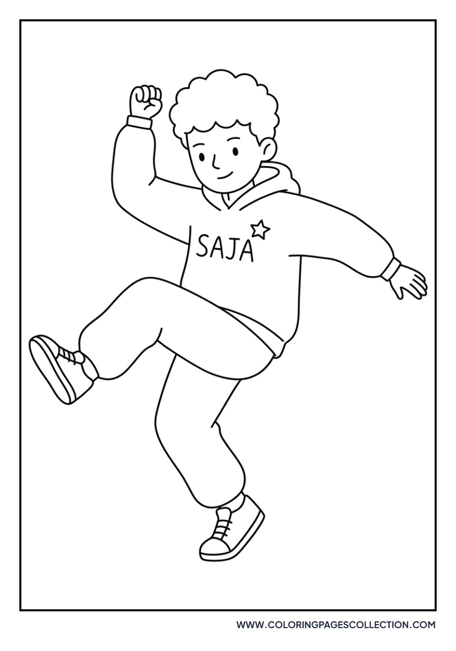 Saja Boys Lead Dancer Pose
