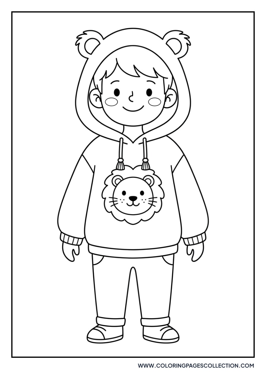 Saja Boys Lion Hoodie Style