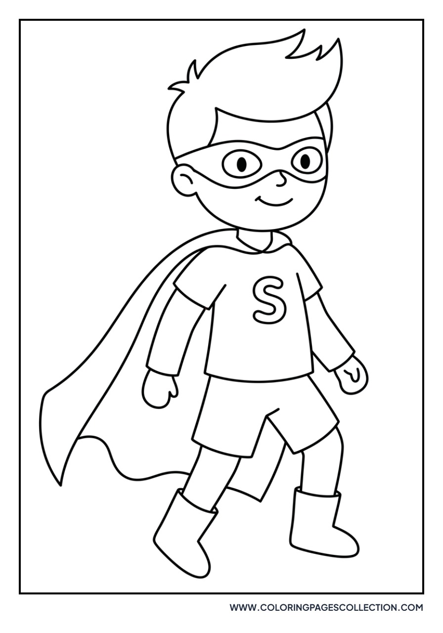 Saja Boys Wearing a Masked Cape