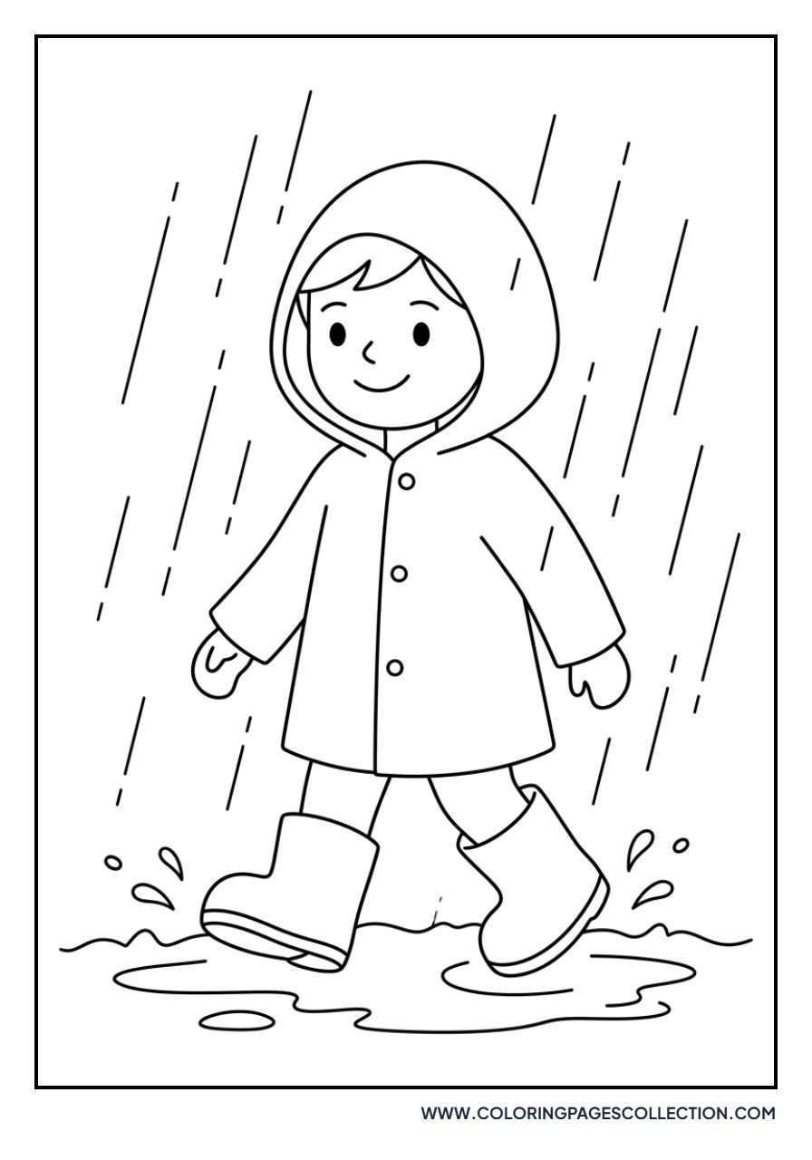 Saja Boys Wearing a Raincoat