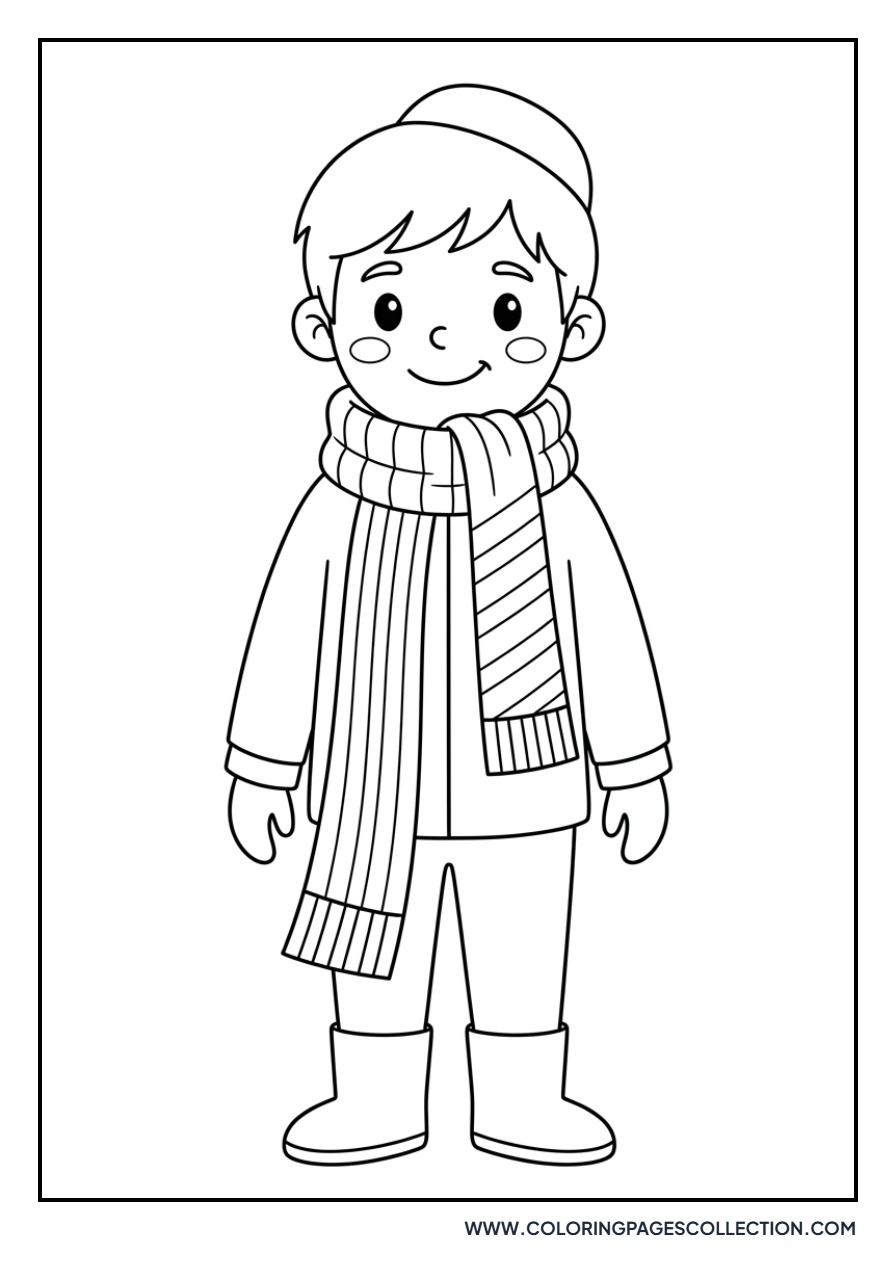 Saja Boys Wearing a Scarf
