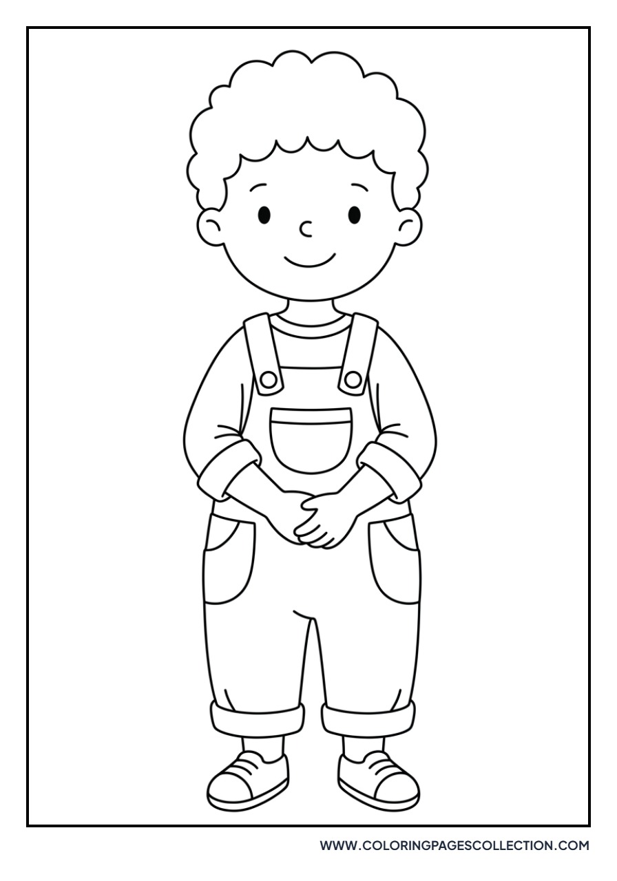 Saja Boys Wearing Overalls