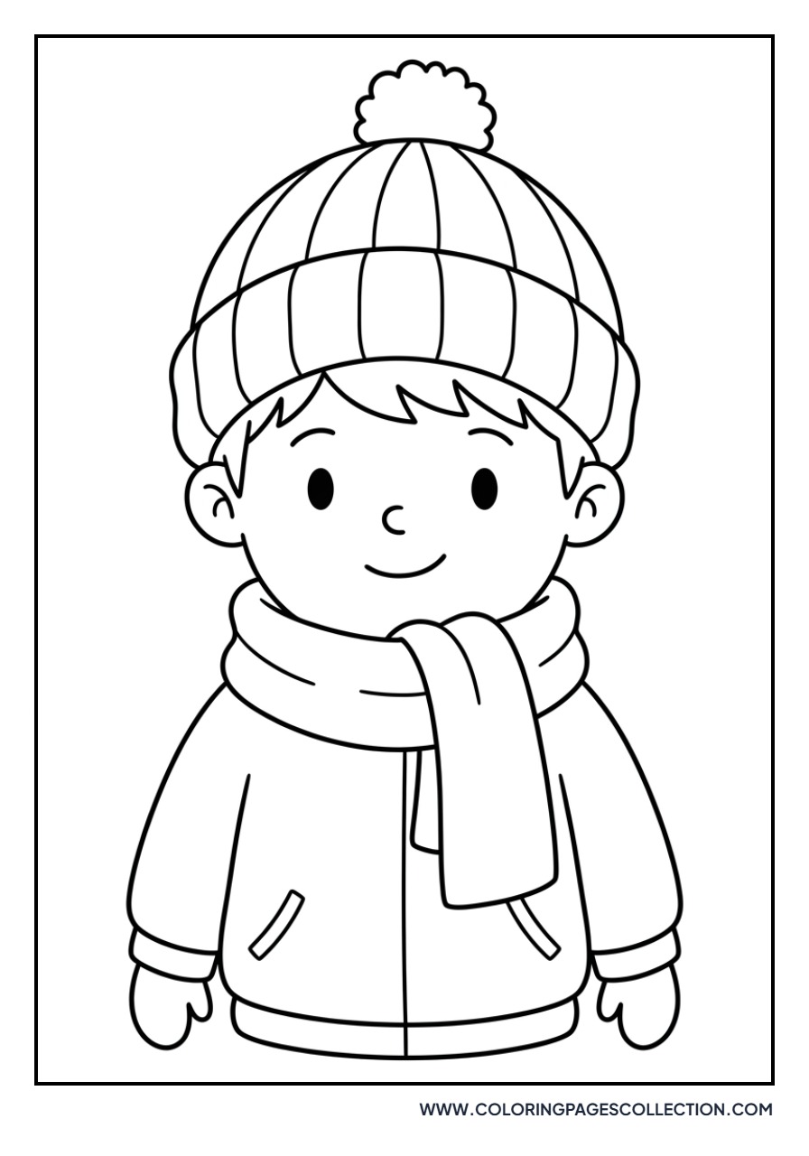 Saja Boys Winter Scarf Outfit