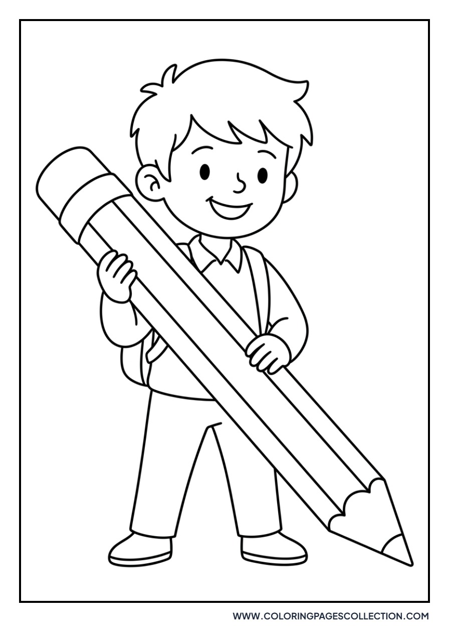 Saja Boys With a Giant Pencil