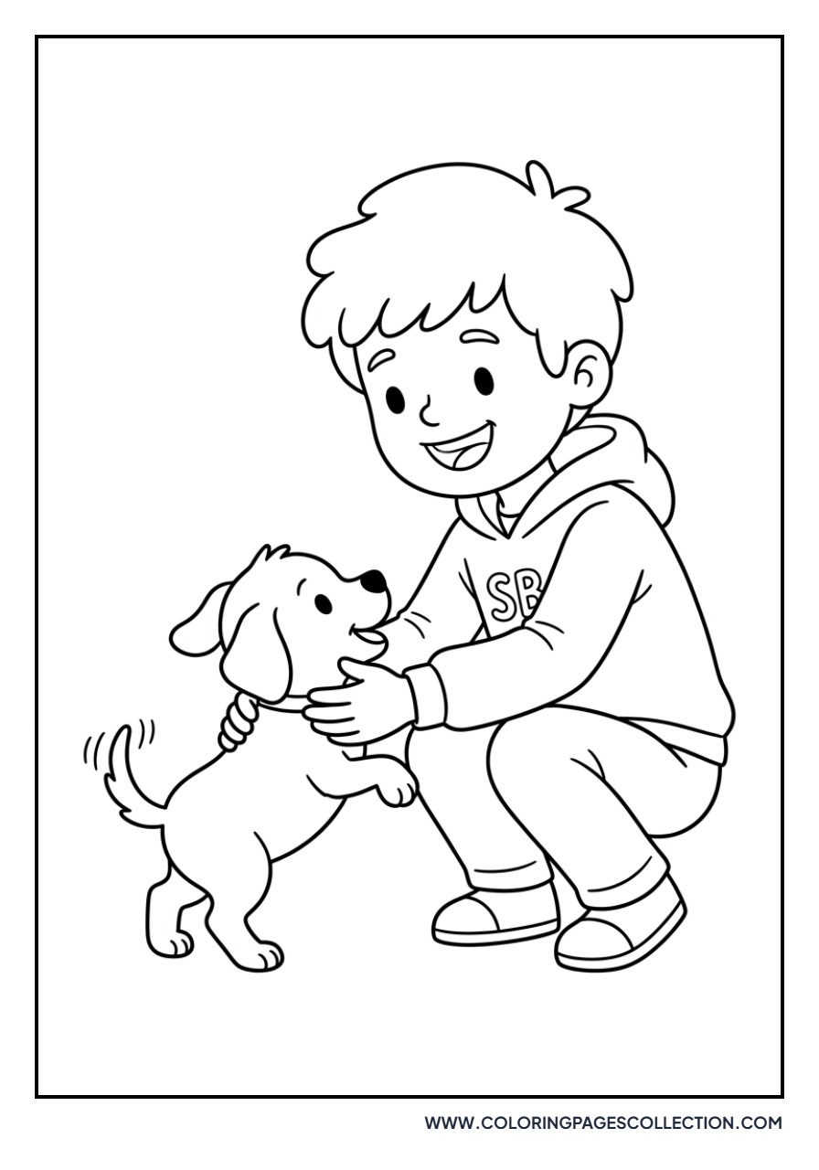 Saja Boys With a Puppy
