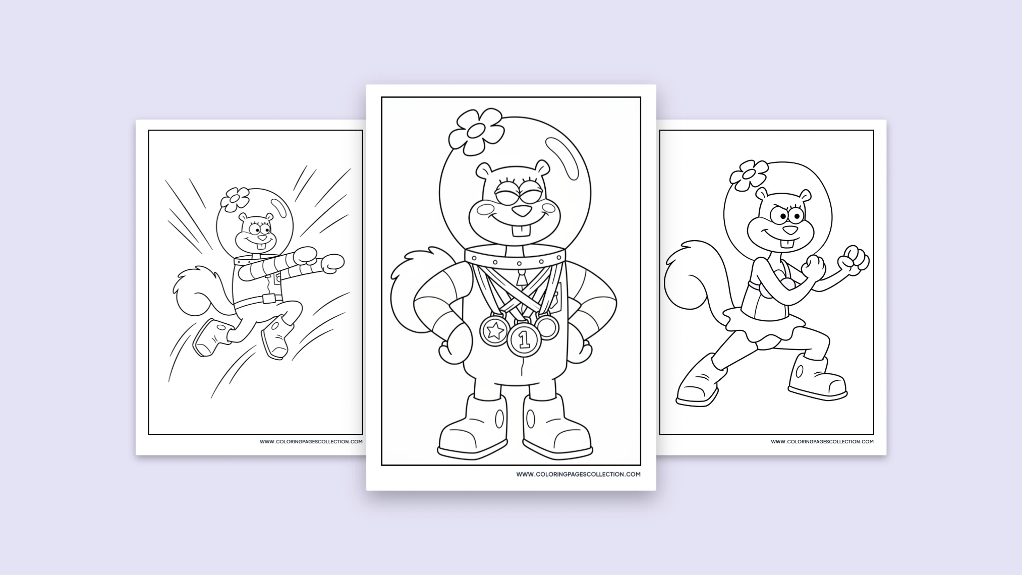 85+ Free Printable Sandy Cheeks Coloring Pages