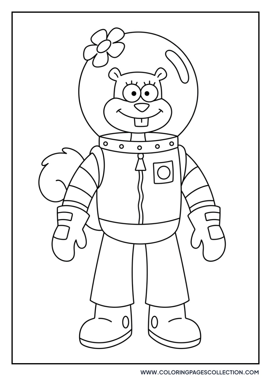 Sandy Cheeks Astronaut Suit