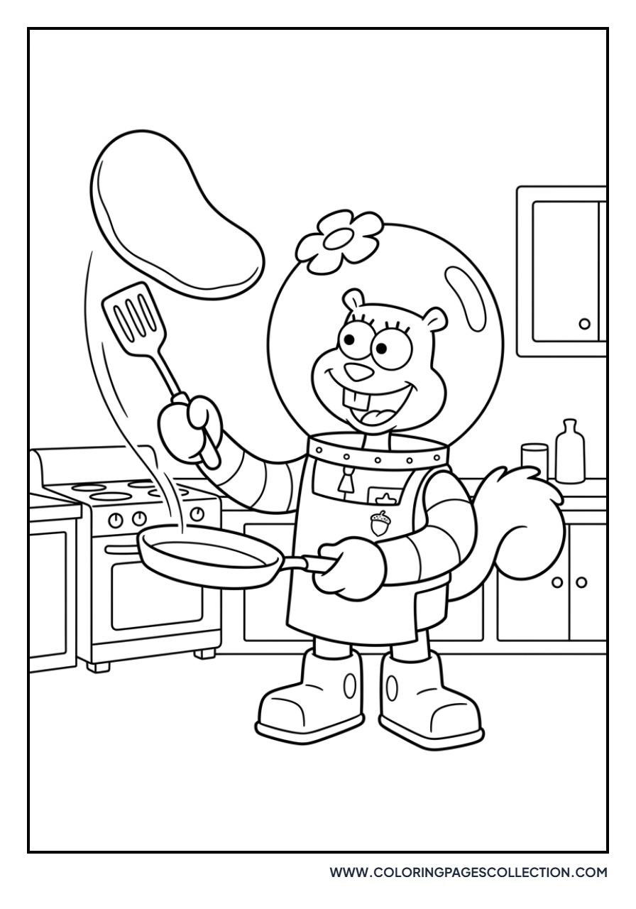 Sandy Cheeks Cooking