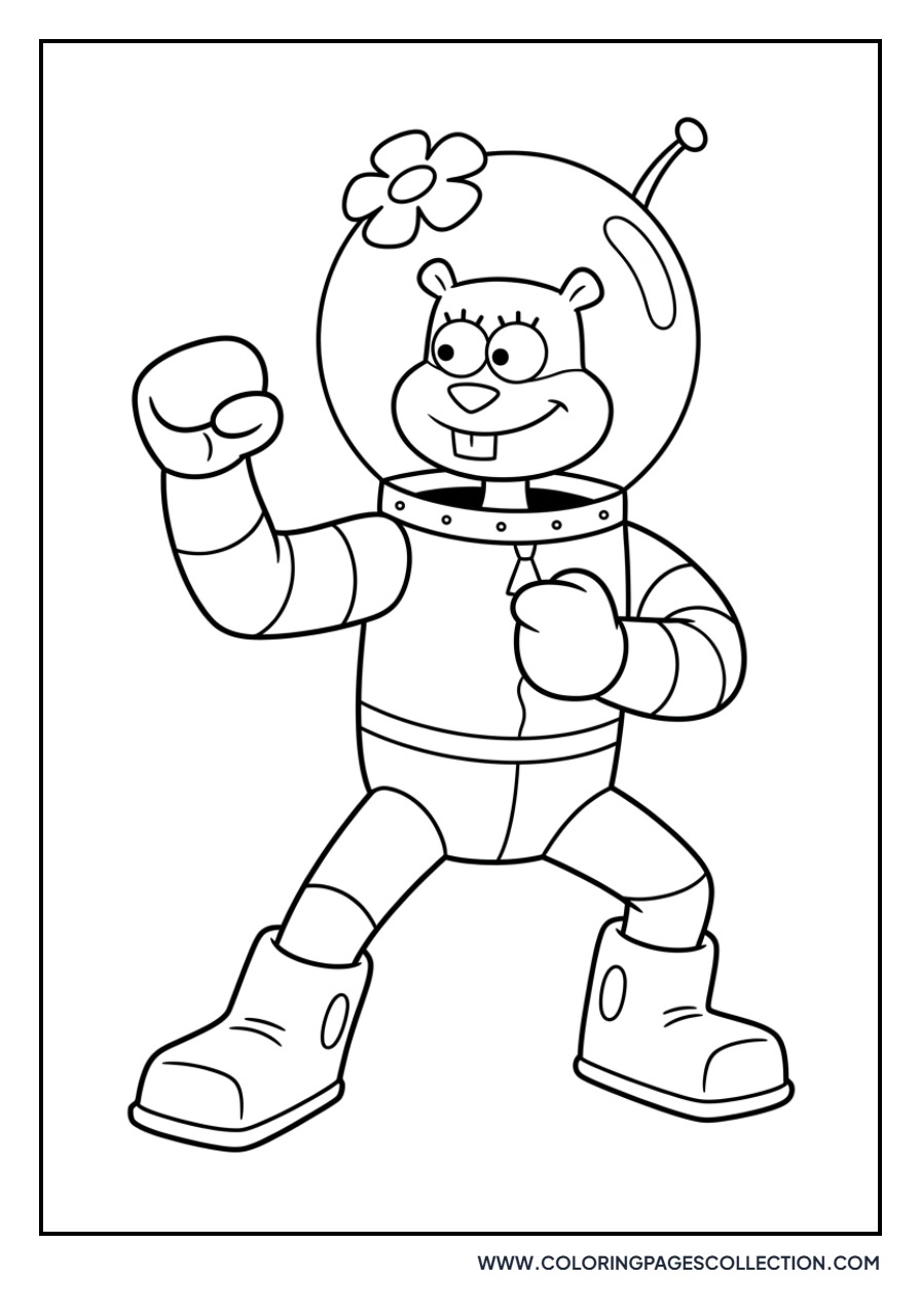 Sandy Cheeks Karate Defense