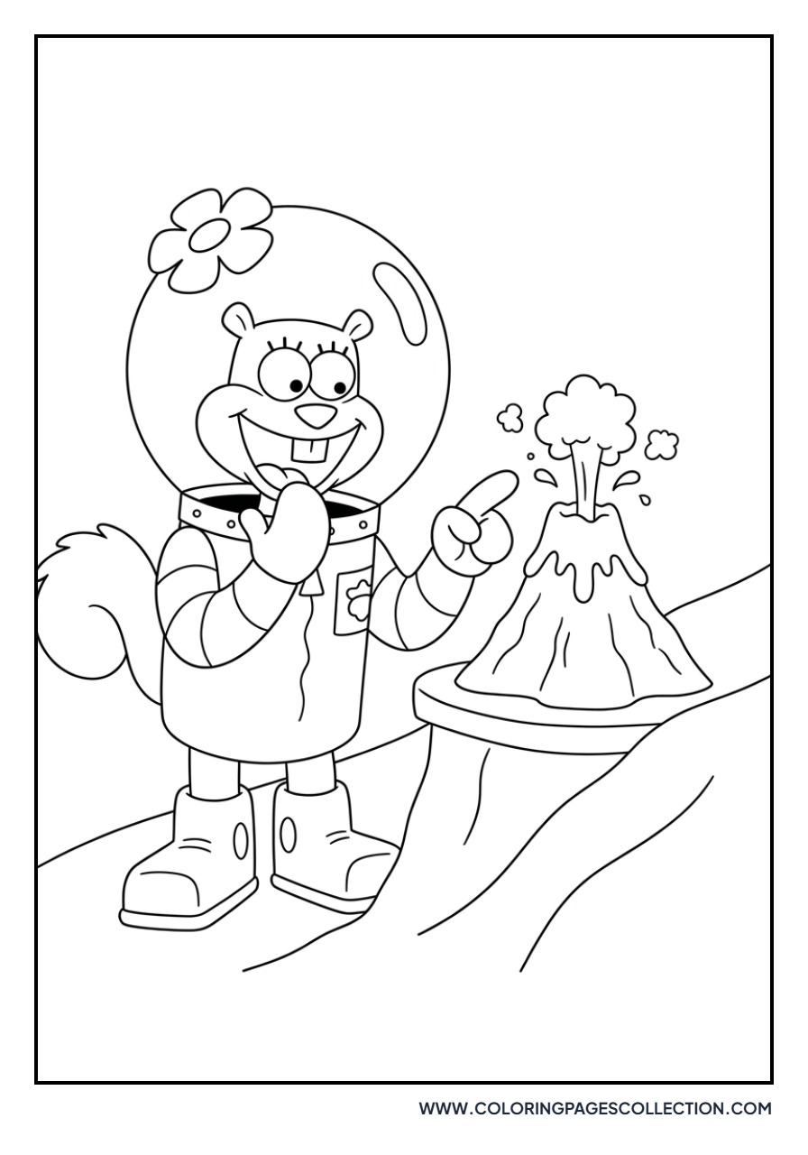 Sandy Cheeks Science Experiment