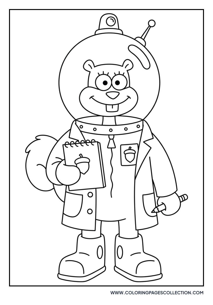Sandy Cheeks Scientist Labcoat