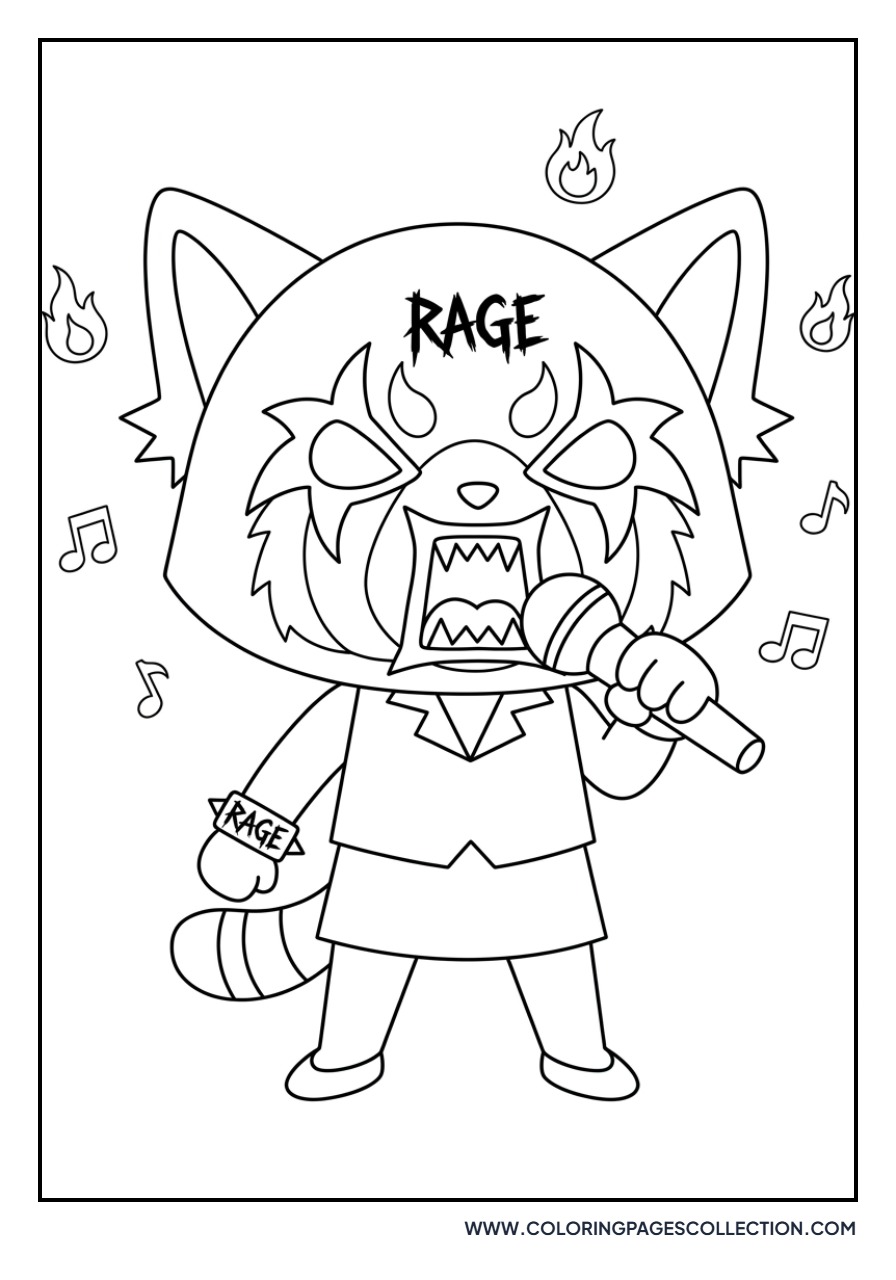 Aggretsuko Angry Mode